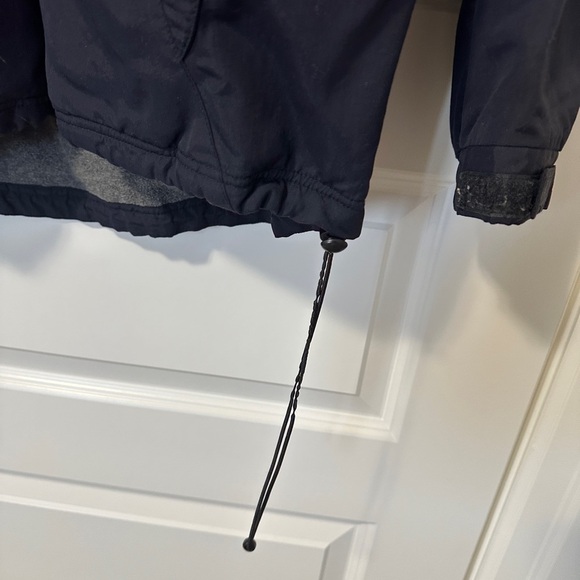 BMW Men’s Fleece Lined Zip Up Jacket Navy Gray Size Large - Picture 3 of 10